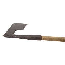 Late 18th century French Revolution period citizens executioners style axe, L83cm