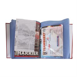 Comprehensive collection of approximately two hundred and thirty Scarborough FC football programmes for the 2003/04, 2004/05, 2005/06 and 2006/07 seasons, all filed within eight dedicated Scarborough FC red Home and Away binders