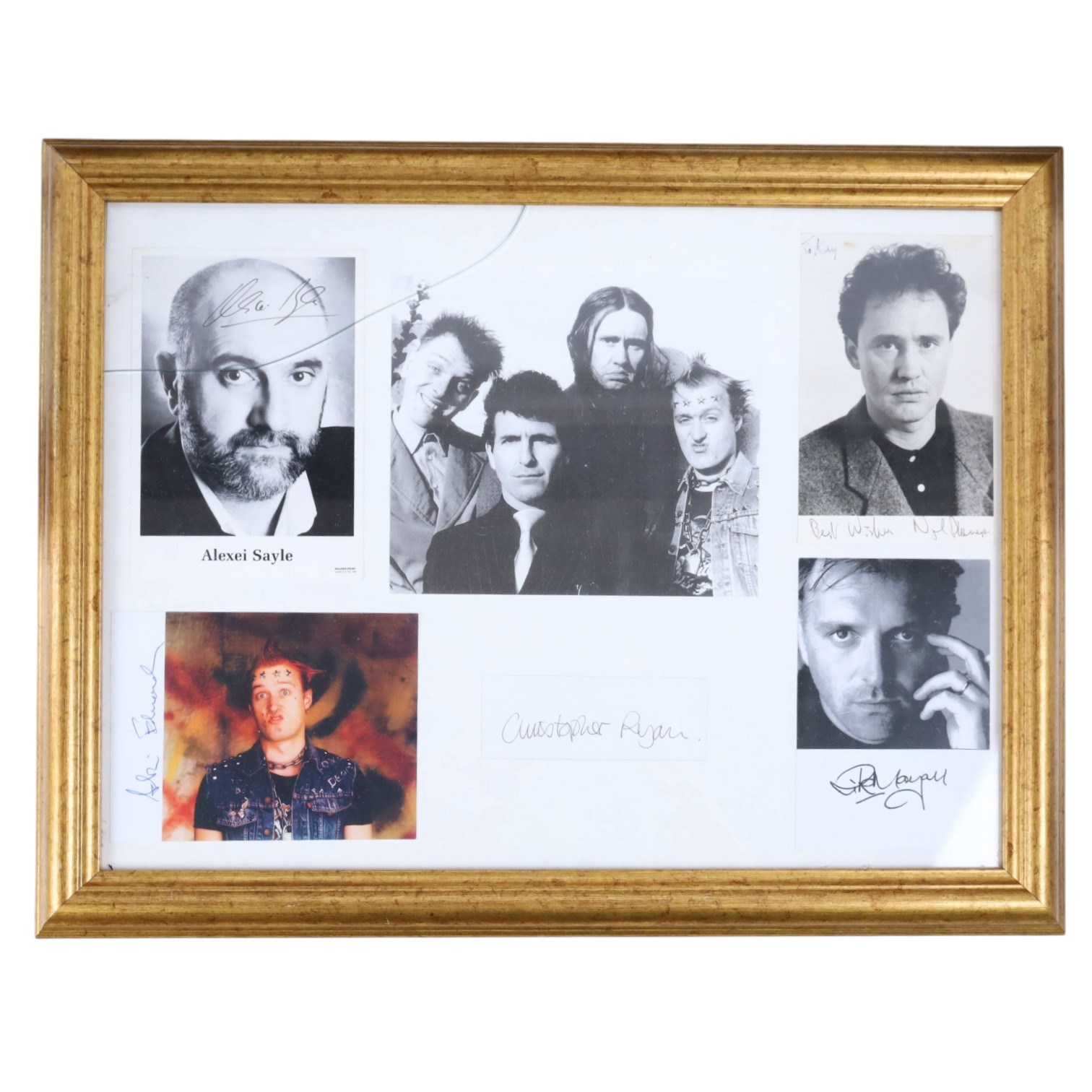 Signed TV photographs, including Young Ones montage, Fawlty Towers, New Avengers, Tom Baker, Shane Rimmer (Scott Tracy), One Foot in the Grave, etc, all framed