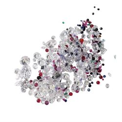 Loose stones including CZ, sapphire, ruby etc