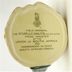  Royal Doulton character jug 'Field Marshal the Rt Hon J.C. Smuts, Prime Minister of the Union of South Africa' H17.5cm   