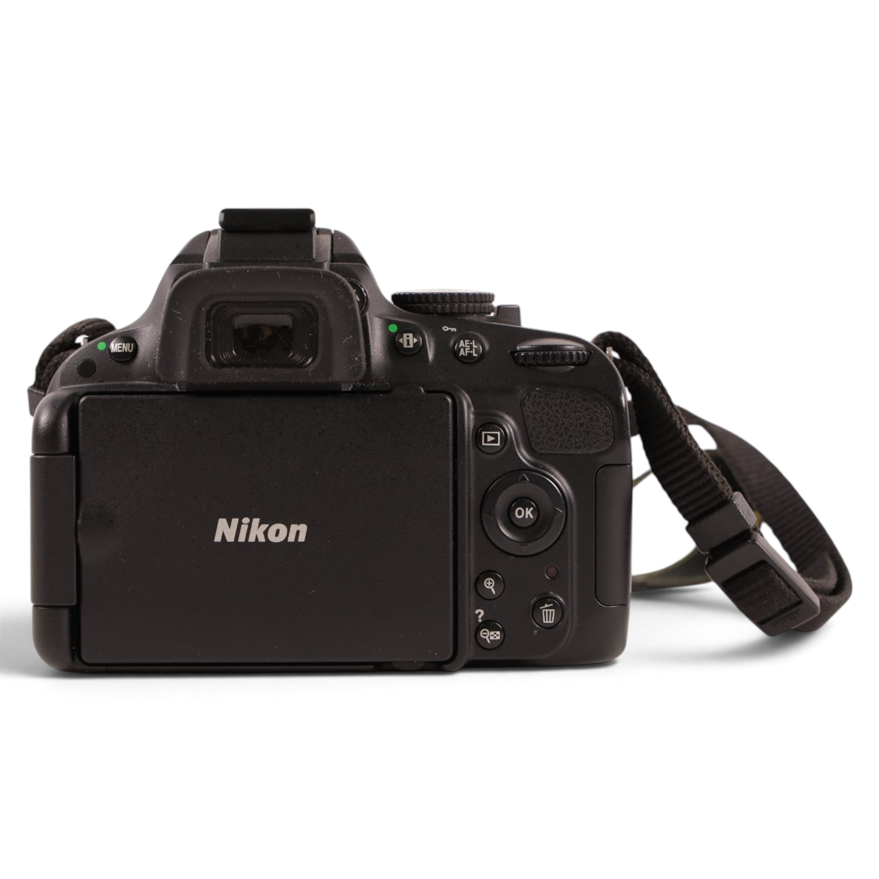 Nikon D5100 DSLR camera body, serial no. 6298157, with user manual, battery charger and Magic Lantern guide