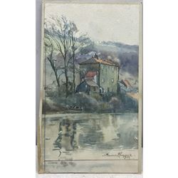 John Francis Rennie (British early 20th century): Whitby Scenes, set three watercolours signed, two dated 1901, max 30cm x 22cm (3) (unframed)