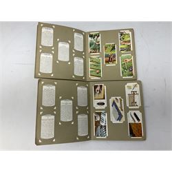 Collection of cigarette cards and other ephemera, to include W.D & H.O Wills albums wild flowers, dogs, the sea-shore etc 