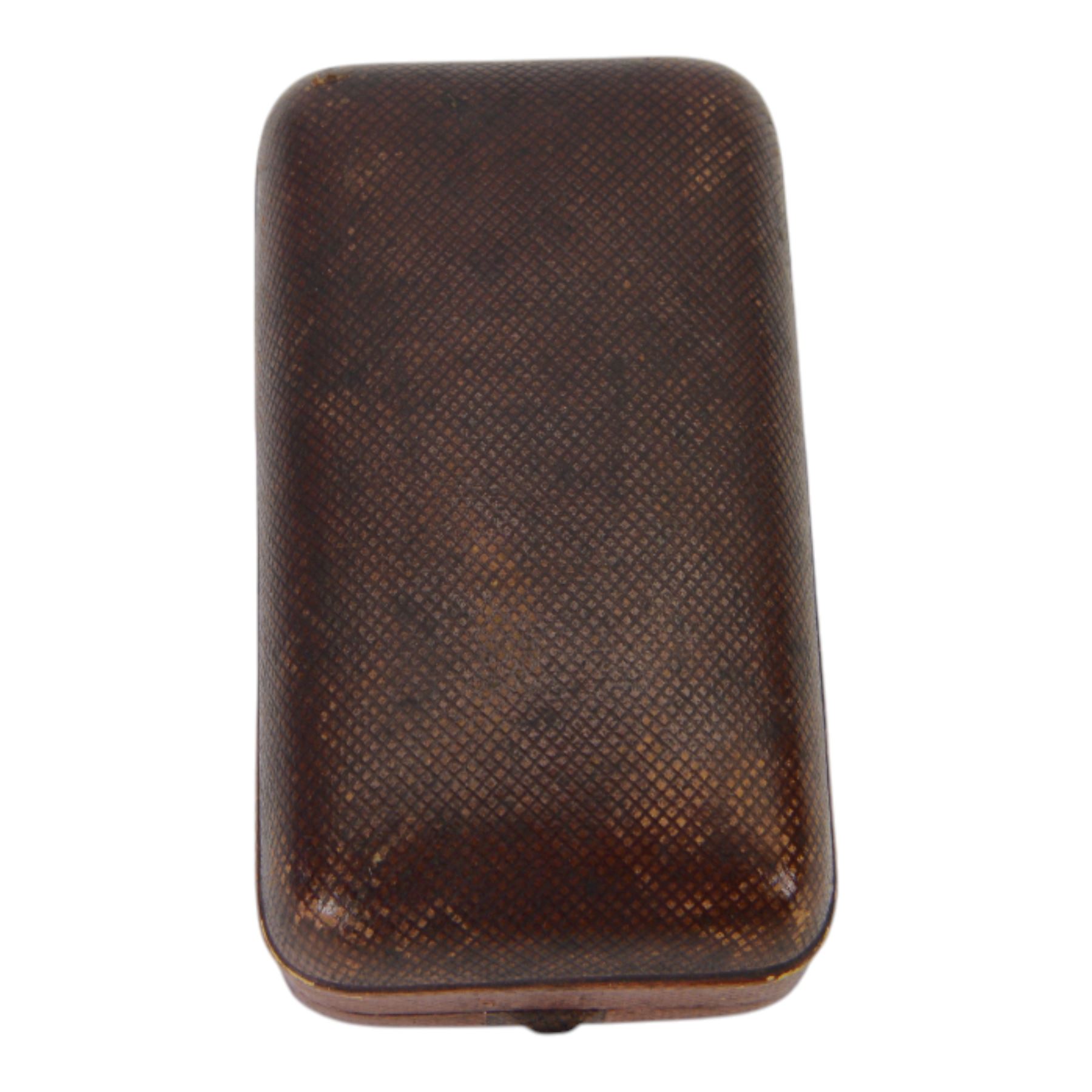 19th century French silver plated seal, modelled as a bust of Attis, Consort of Cybele after Jean Baptiste Clesinger, cast by the Marnyhac foundry, the bloodstone stamp with crest and Latin motto 'Festina Lente' (make haste slowly), H10cm, contained within original maker's fitted brown leather box with purple silk and velvet lined interior detailed 'MARNYHAC 1 RUE DE LA PAIX' 

Provenance: From the collection of Andrew Chichester Everitt.