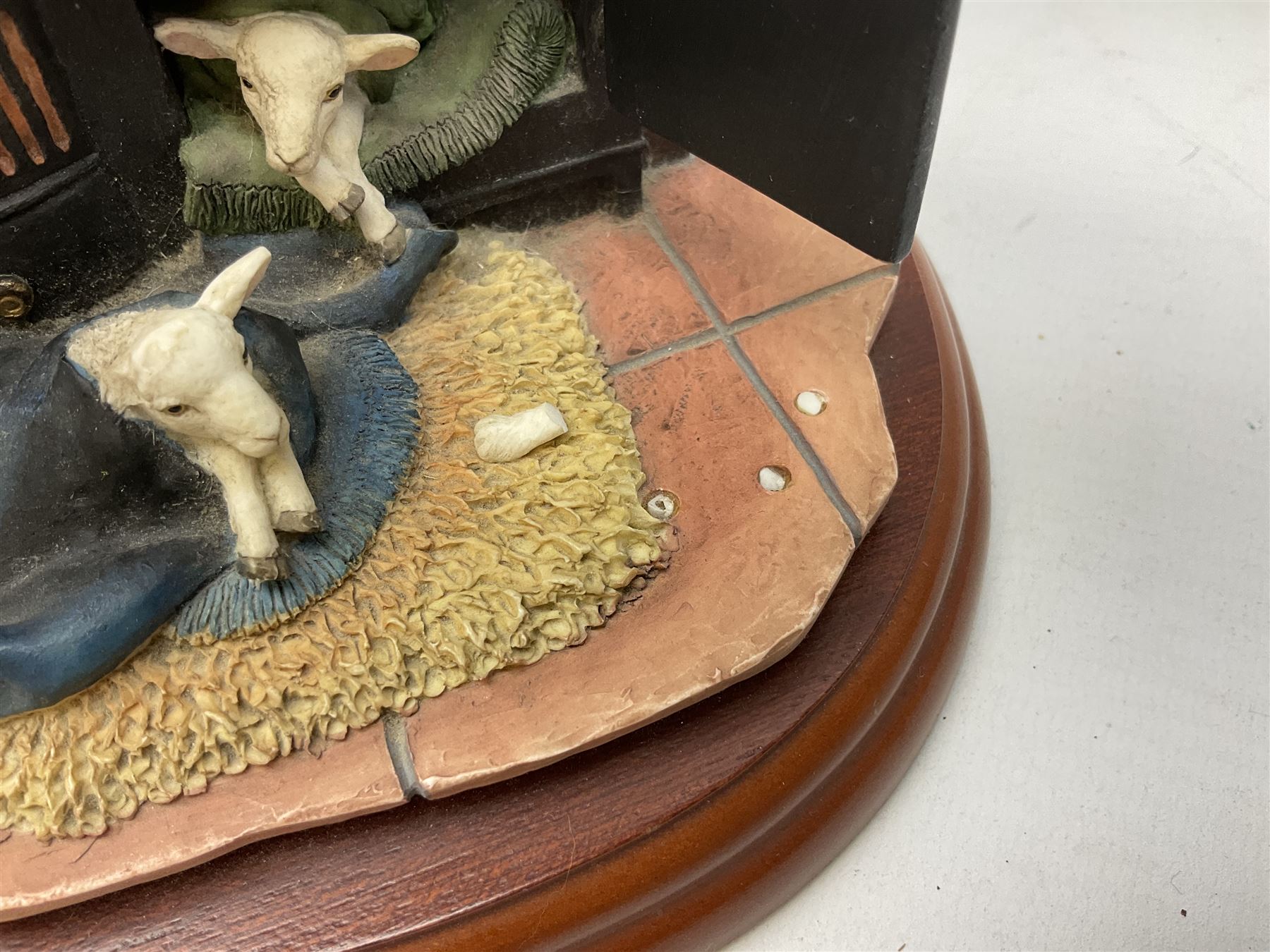 Border Fine Arts figures, to include Galloway Bull, A2692, Galloway Cow & Calf, A3790, Well Warmed, A1454, Found Safe, A0602 etc (7) 