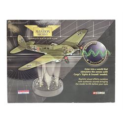 Corgi Aviation Archive limited edition 1:72 scale model AA33709 Sights & Sounds Heinkel He111H Luftwaffe Vannef France 1940; No.1488/2060; boxed with certificate