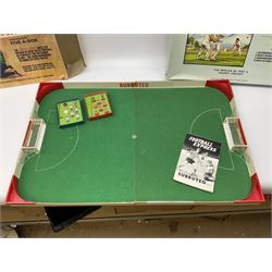 Subbuteo - 1970s Football Express 5-a-side table football game; together with Test Match Edition Table Cricket; both boxed with instructions (2)