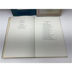 Set of six 1960s books on British Uniforms published by Hugh Evelyn London comprising Cavalry Uniforms of the British Army, Uniforms of the Royal Artillery, Uniforms of the Scottish Regiments, Uniforms of the Yeomanry Regiments and Infantry Uniforms of the British Army Series 1 & 2; all with dustjackets