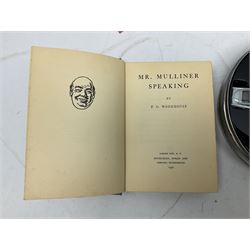 Wodehouse P.G.: Mr. Mulliner Speaking. First American edition 1930; eighteen P.G. Wodehouse paperback books; fourteen James Bond paperback books and Corgi tin of four James Bond die-cast model cars