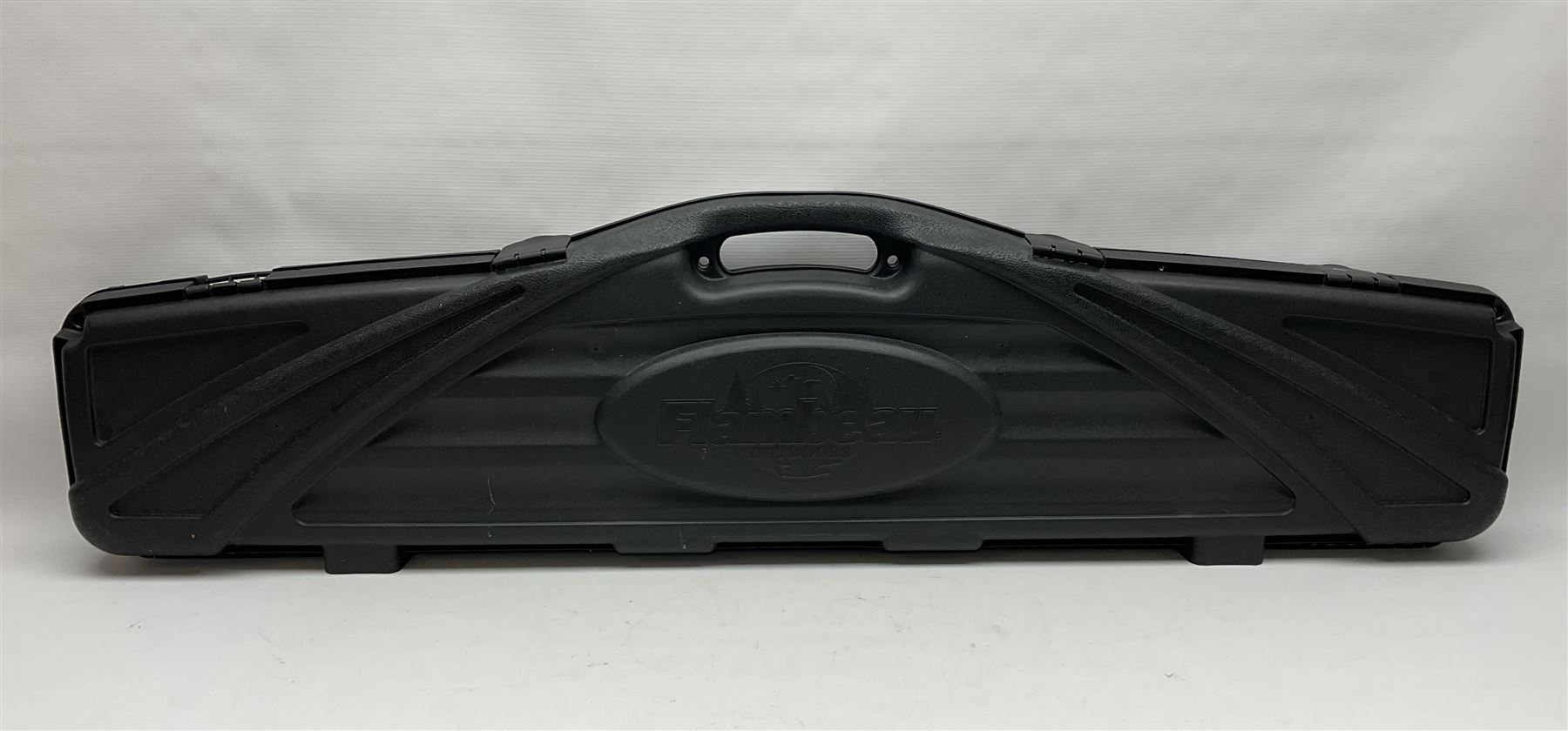 BSA 22 caliber air riffle with telescopic sight, in Fambeau hard case