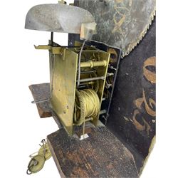 John Bancroft of Scarborough - a fine late George III 8-day mahogany longcase clock, with an elaborate pagoda pediment, brass ball and eagle finials and oval conch shell inlay, break arch hood door flanked by reeded pilasters with brass Corinthian capitals, trunk with inlaid canted corners and a break arch trunk door with 