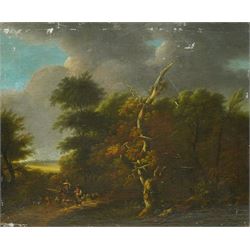 Circle of William Ashford (British 1746-1824): Shepherdesses Leading Sheep through Woodlan...