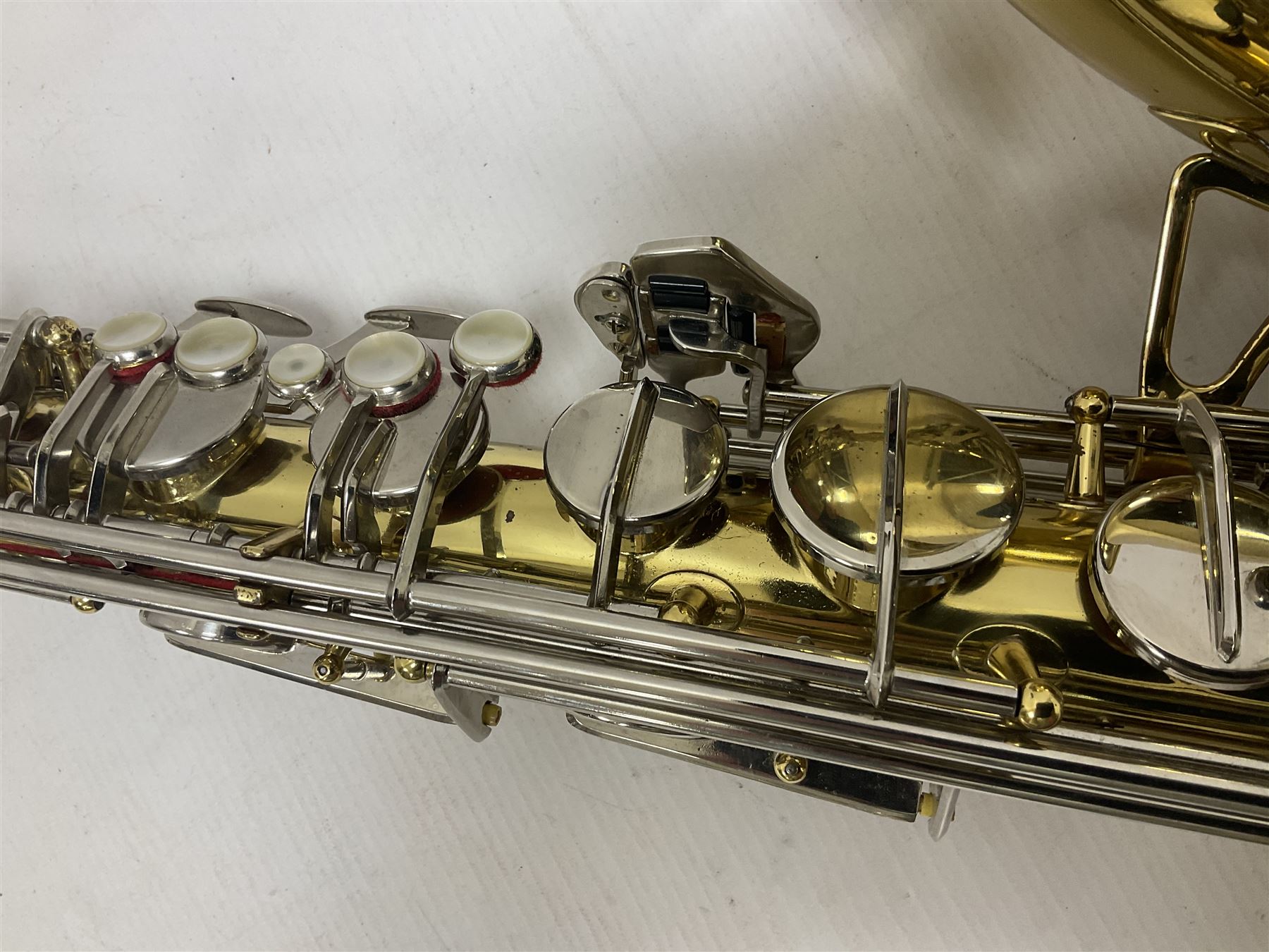 Lafleur by Boosey & Hawkes student tenor saxophone in fitted case with accessories, built in Czechoslovakia
 