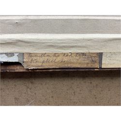 James Campbell Noble RSA (Scottish 1846-1913): 'Sawmill on the Nord Dyke', oil on canvas signed, original title label verso 50cm x 60cm