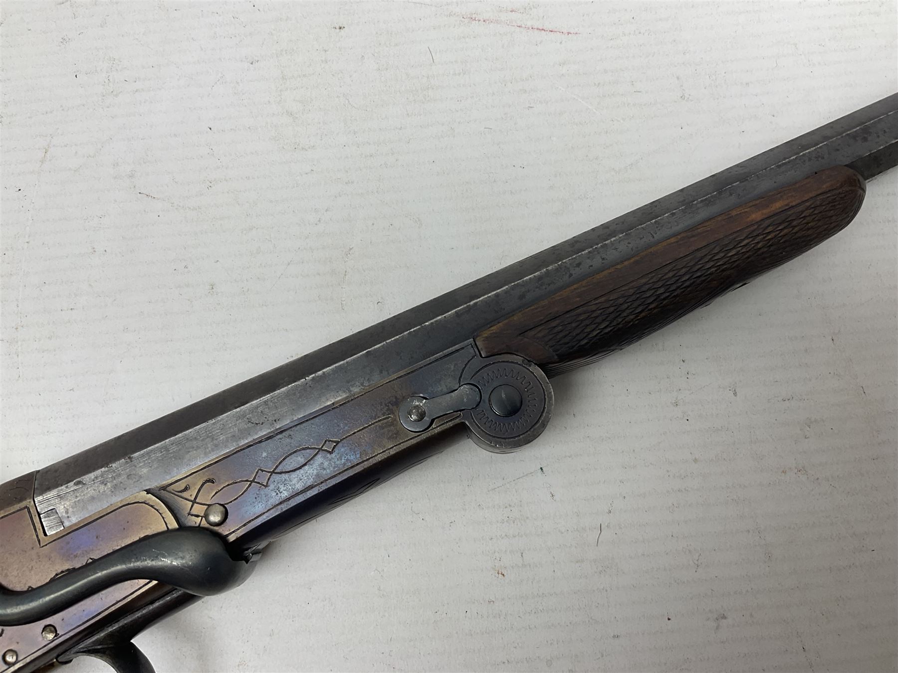 SHOTGUN CERTIFICATE REQUIRED - Belgian .410 folding single barrel hammer shotgun, with 75cm(29.5