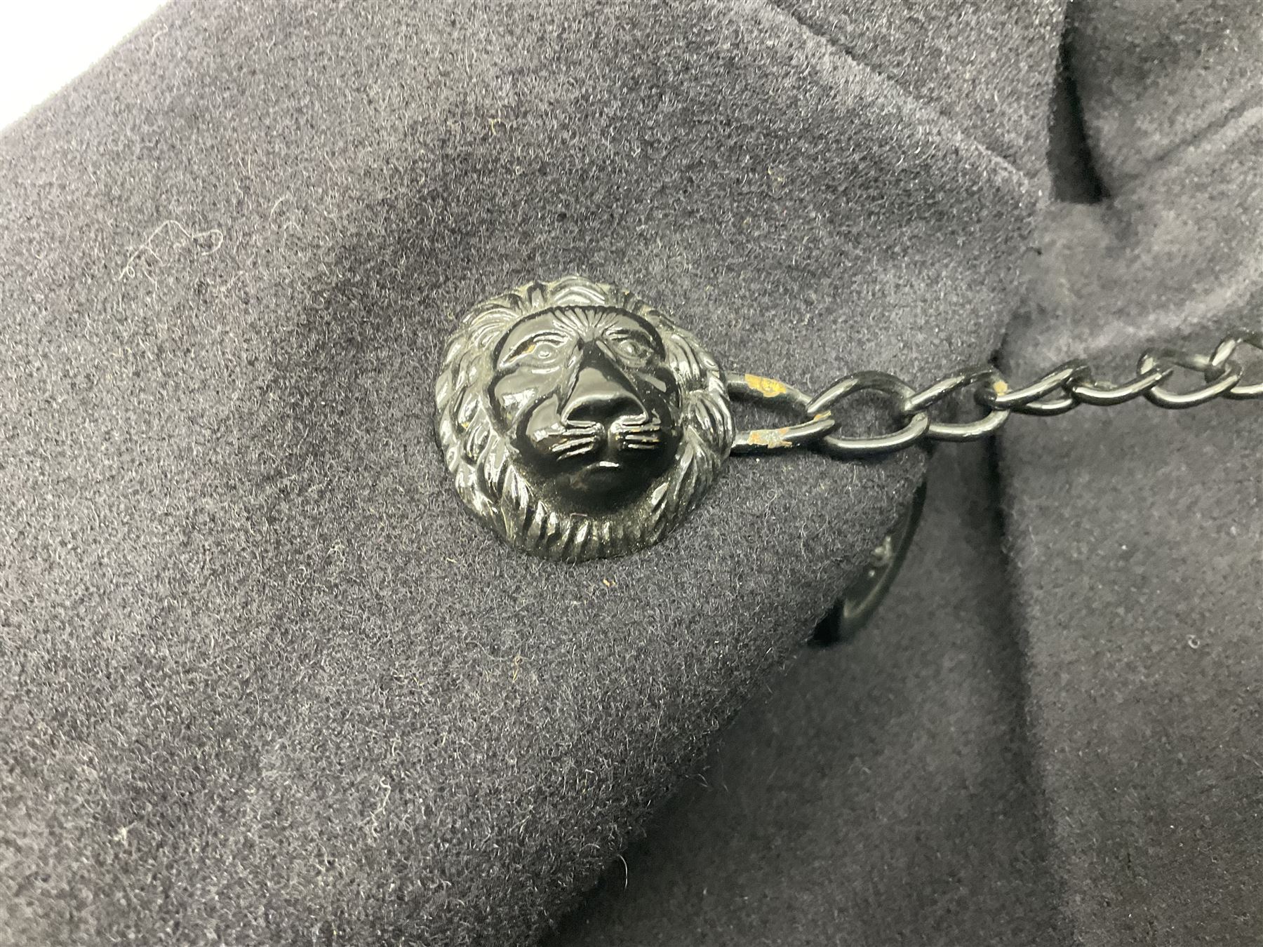 Hull City Police - vintage tunic with matching cape, collar no.H460; another tunic with WW2 medal ribbon bar; early sergeant's tunic; and later sergeant's tunic (5)