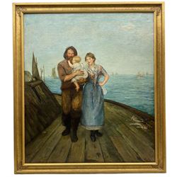 Thomas Alexander Ferguson Graham (Scottish 1840-1906): 'A Fisherman’s Care', oil on canvas signed and dated 1882, 96cm x 83cm 
Provenance: private collection, purchased David Duggleby Ltd Whitby 10th September 2007 Lot 43; exh. Royal Scottish Academy 1882 No. 364, where sold for £180