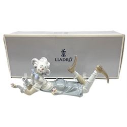 Lladro figure, The Magic of Comedy, model number 6913, with original box. 