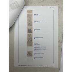 Attrib. Sarah Adelaide Hudson (neé Brereton) (British 19th Century): Scenes from Victorian Yorkshire, collection of watercolours and artists notebooks dating from c1870, including scenes from Longcroft Hall near Beverley - The Family Home (boxed) (approx. 24) 
Notes: Sarah was the sister of artist Caroline Brereton (British 1827-1882).