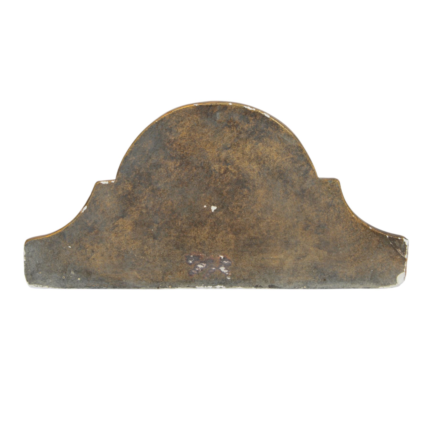 Two 20th century gilt wall brackets, comprising Rococo style carved wooden wall bracket upon a scrolling foliate support and a cast plaster bracket upon Griffin support, largest H38cm