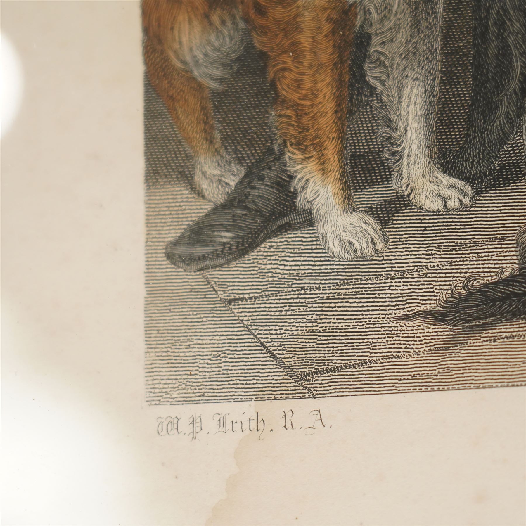 After William Powell Frith RA (British 1819-1909): 'The Railway Station', 19th century engraving with hand-colouring pub.1866, 52cm x 110cm