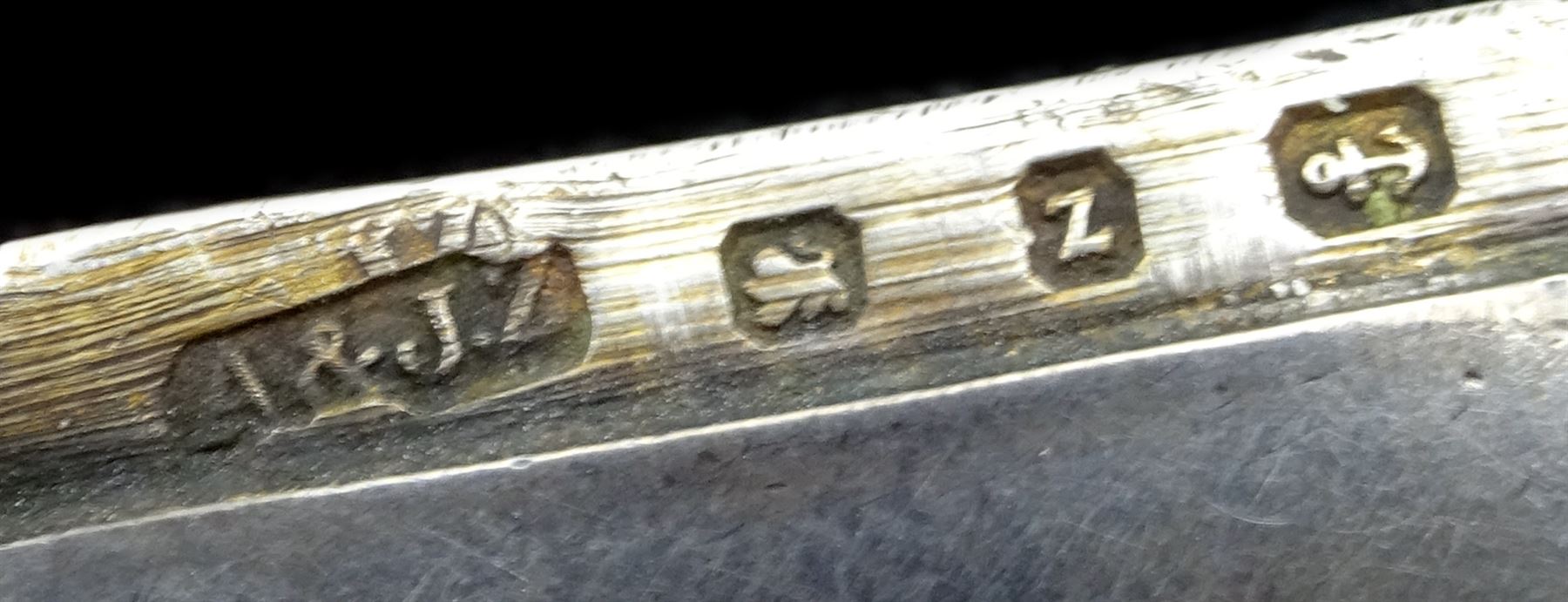 Victorian 18ct gold open face English lever fusee pocket watch by Frisch & Schierwater, Liverpool, No. 14789, cream dial with Roman numerals and outer Arabic minute ring, the back case with engraved decoration depicting a village scene, case by Christopher Jones, Chester 1843, on gold chain with silver vesta case by A & J Zimmerman Ltd