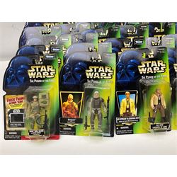 Star Wars - The Power of the Force - thirty-four carded figures; all in unopened blister packs (34)
