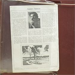 James Fletcher-Watson (British 1913-2004): 'Windrush Mill Gloucestershire' and 'First Sign of Spring', pair watercolours signed, inscribed verso 35cm x 52cm; Alastair S Paterson (British 20th century): Wintry Tree, watercolour signed 37cm x 54cm (3)