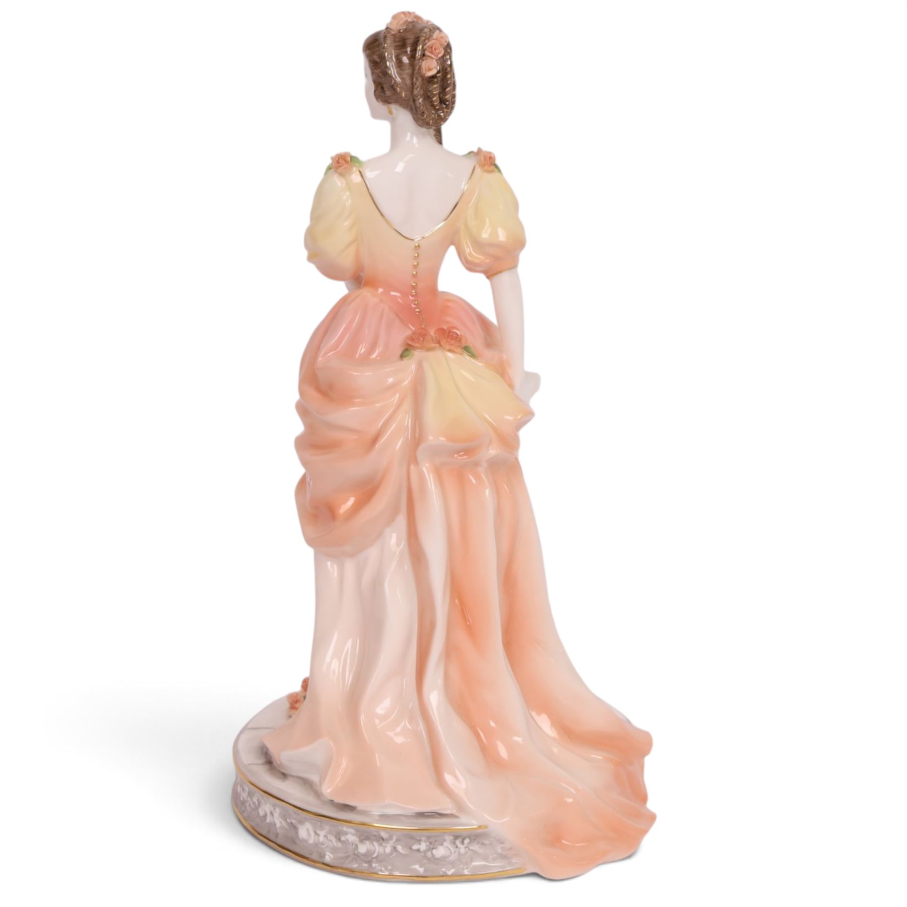 Two Coalport figures from the English Rose Collection, 1999 Admired Miranda 539/1000 and 1997 Lady Sylvia 929/1000, both with certificate