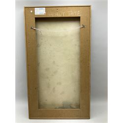 Wendy Tate (Northern British contemporary): 'Turning in Blue', oil on canvas unsigned, inscribed verso 92cm x 50cm
Notes: Scarborough artist, exh. the South Street Gallery