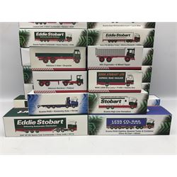 Atlas Editions Eddie Stobart - twenty-six 1:76 scale die-cast models in The Special Edition Collector's Series with twenty-five certificates; all boxed (26)