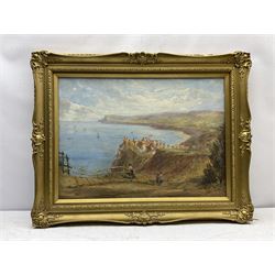 Mary Weatherill (British 1834-1913): Robin Hoods Bay, oil on board unsigned 43cm x 59cm
Notes: an almost identical view in watercolours by Mary signed and dated 1877 was sold by Tennants Auctioneers 15th July 2017 Lot 12