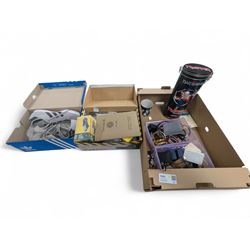 Pair of men's Adidas Samba trainers, Iron Maiden Trooper Beer, three DeAgostini Jaguar E T...