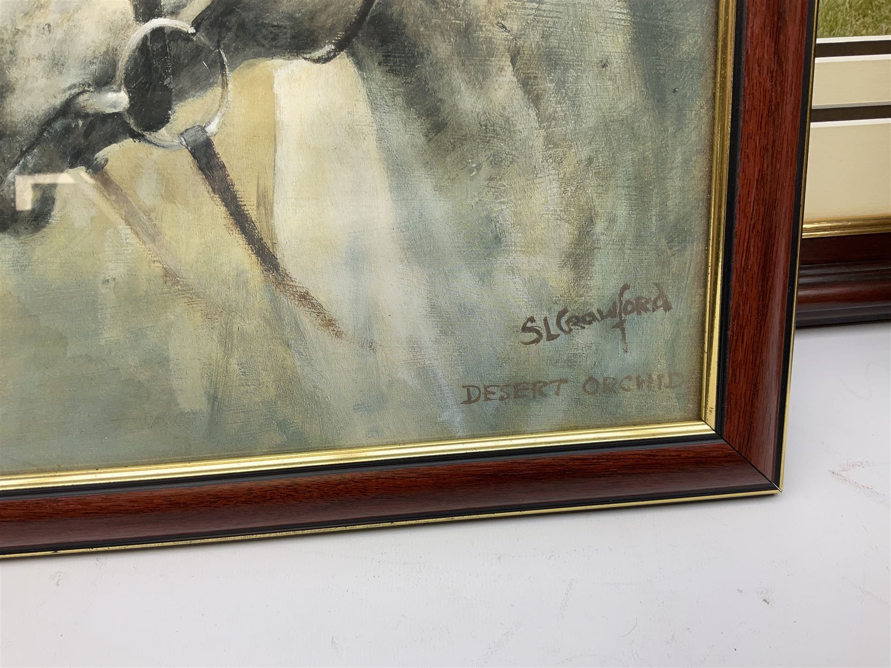 After G Keane (British 20th century): 'Mill Reef' and 'Brigadier Gerard', pair colour prints together with three further prints of Race Horses (5)