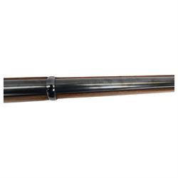 SECTION 1 FIREARMS CERTIFICATE REQUIRED - Parker Hale reproduction 1853 Enfield muzzle loading rifle, the 99cm barrel marked Parker-Hale Ltd, Birmingham England, fitted with ladder sight, secured by three bands, the lock plate marked Enfield 1853, with crowned PH, full stock with ramrod under, overall L140cm, serial no.6567 
