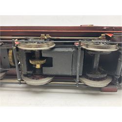 Gauge 1 - kit-built electric 0-6-0 tank locomotive No.1793 in LMS red and black livery with well detailed cab L29cm W8.5cm 