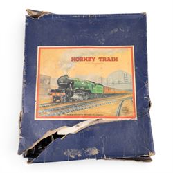 Hornby gauge no. 601 Goods Train Set, boxed, together with a quantity of railway track