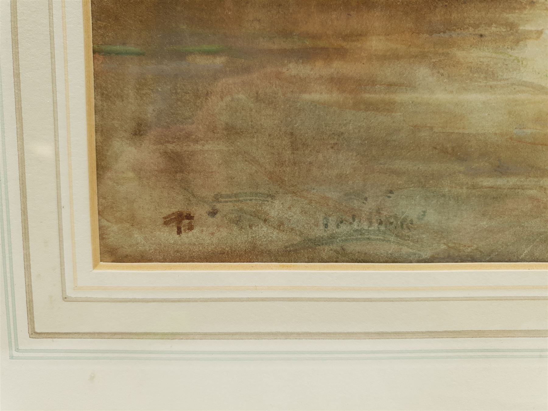 English School (Mid 20th century): Westminster Abbey, watercolour indistinctly signed 49cm x 37cm