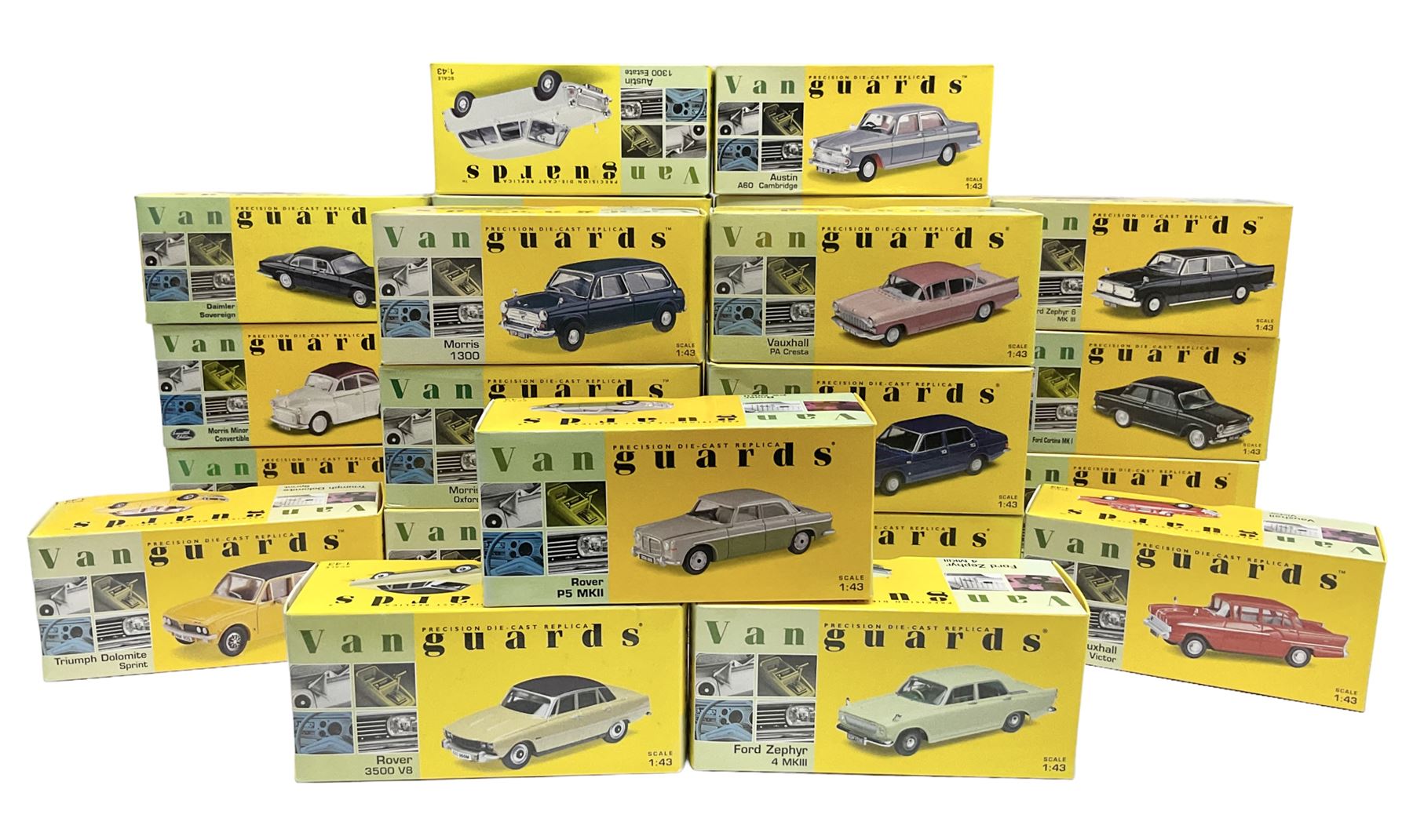 Twenty-five Lledo Vanguards 1:43 scale Limited Edition die-cast