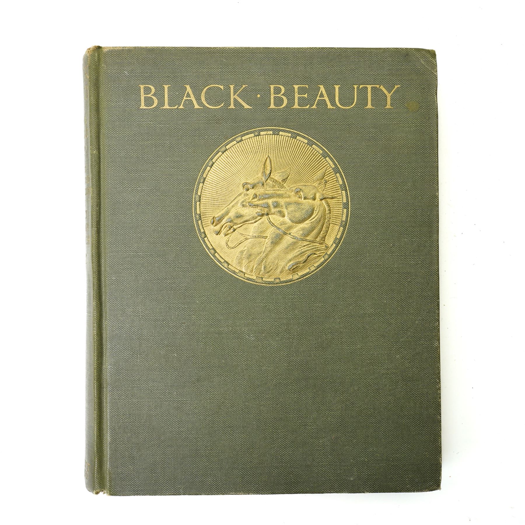 Sewell, Anna - 'Black Beauty' with tipped in coloured plates by Lucy Kemp-Welch, limited edition 224 of 600, signed by Lucy Kemp-Welch, green and gilt boards, published London 1915 by J.M. Dent & Sons Ltd and another copy of the work, unsigned (2)