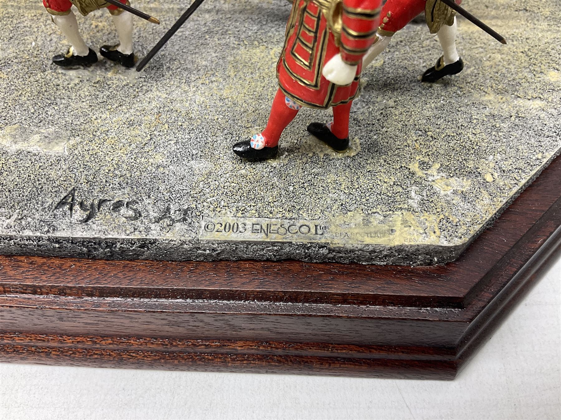 Border Fine Arts The Coronation 1953, model No. B0810, and sculpted by Ray Ayres, limited edition 150/350, with original box and certificate, L70cm  