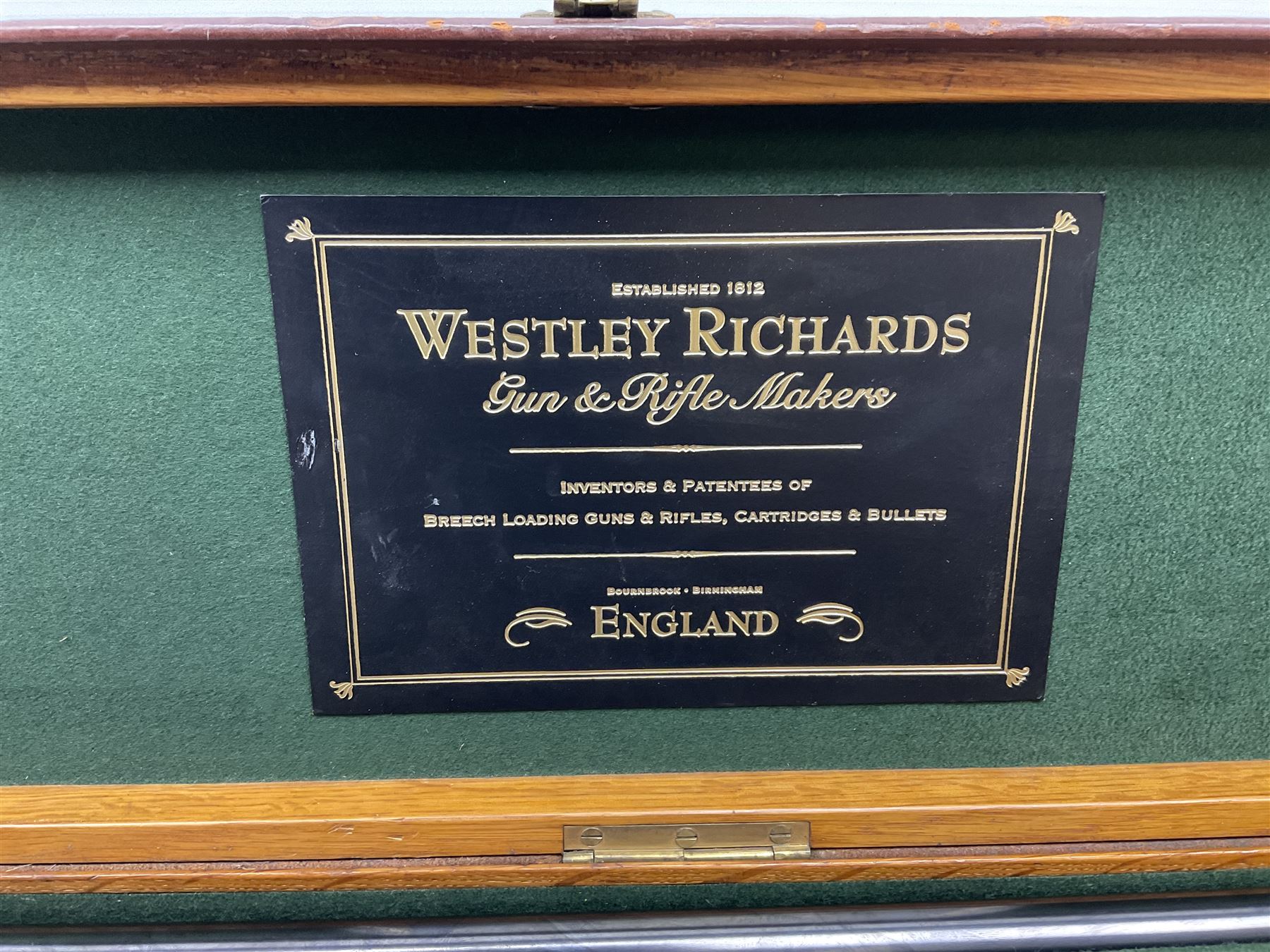 Very fine Westley Richards 12-bore side-by-side double barrel boxlock ejector live pigeon sporting gun, c1910, very heavy and thick 76.5cm blued tightly choked barrels with 2.5