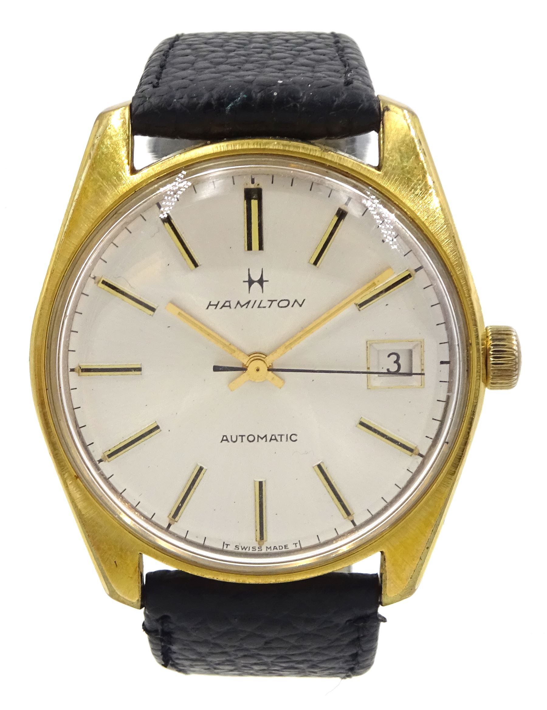 Hamilton gentleman's stainless steel and gold-plated automatic ...