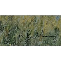Bob Richardson (British 1938-): Looking towards Sandsend, pastel signed 38cm x 51cm