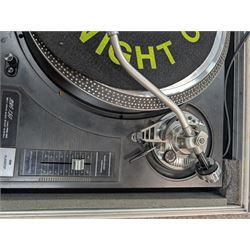 Electrovision mixer and a Pro 150 turntable, in large hardcase