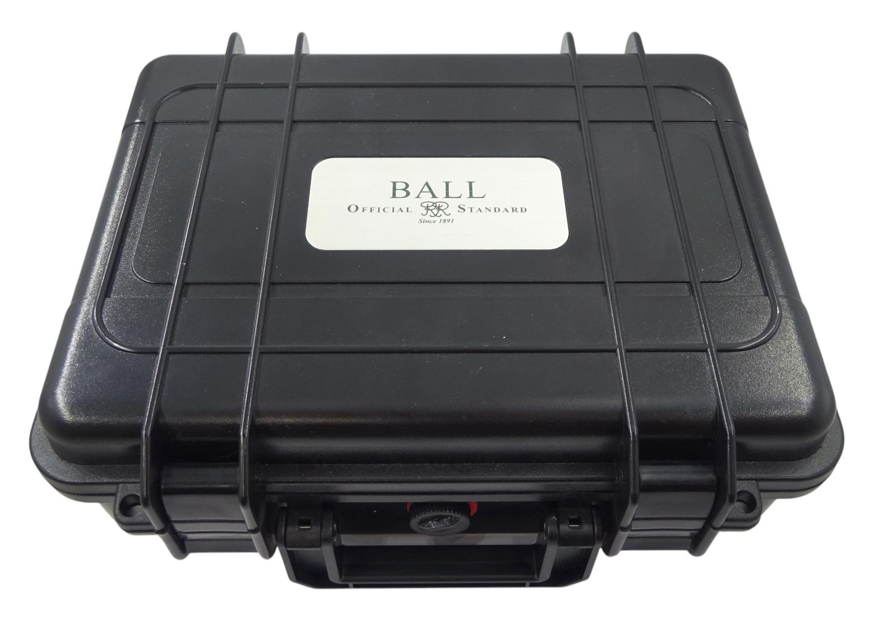 Ball Engineer Hydrocarbon Deepquest gentleman's titanium automatic chronometer wristwatch, Ref. DM3000A-SCJ-BK, black dial with baton hour markers, date aperture and unidirectional rotating bezel, on titanium and stainless steel bracelet, boxed with additional links and warranty certificate dated 2019