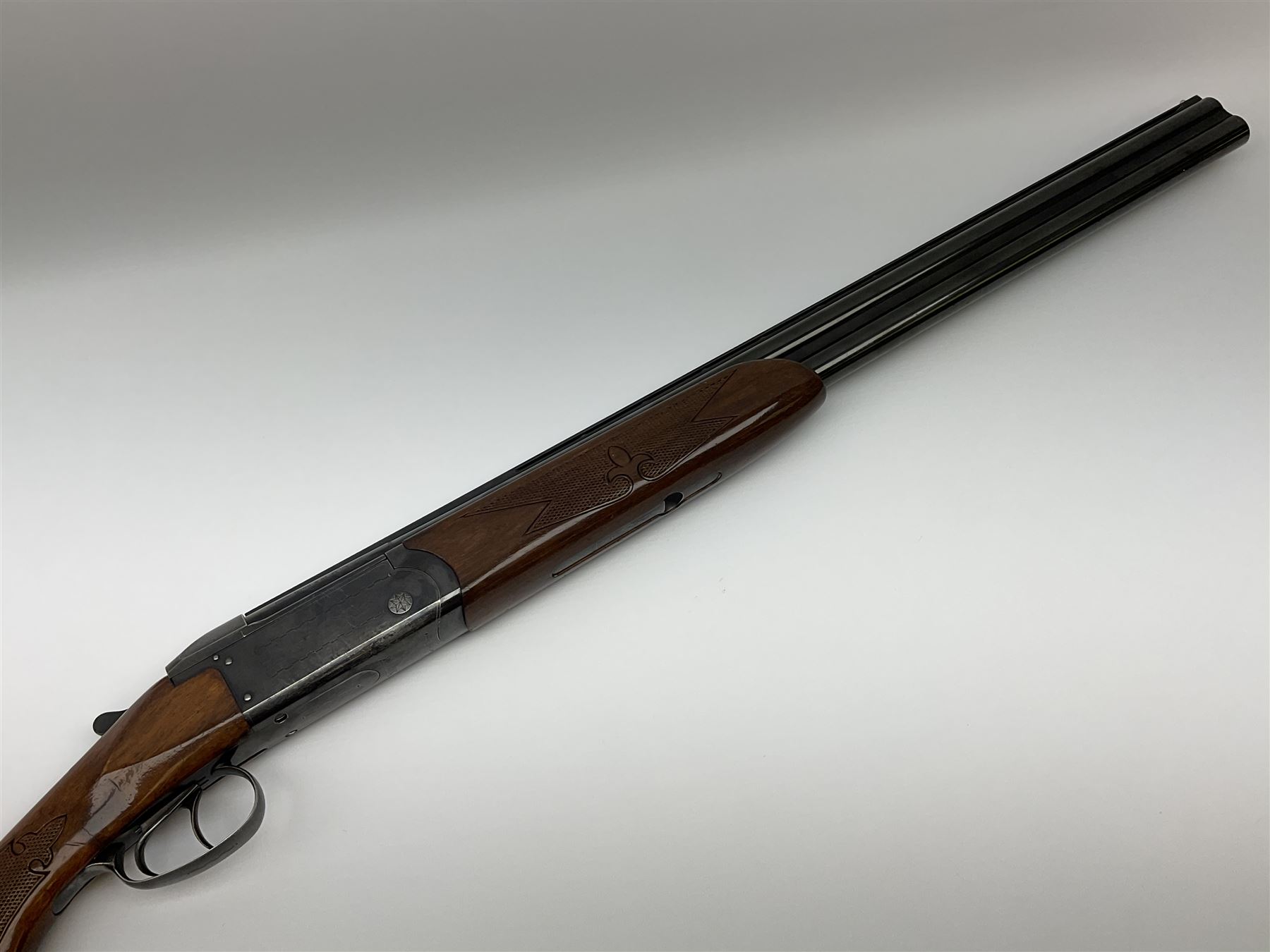 Finnish Valmet 12-bore over-and-under double barrel boxlock non-ejector sporting gun with 2.75
