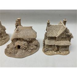 Twenty-three Lilliput Lane models from the Paint Your Own collection, to include Catmint Cottage, Sugar and Spice, Gypsy Cottage, Ruby Cottage and Little Birch, some boxed