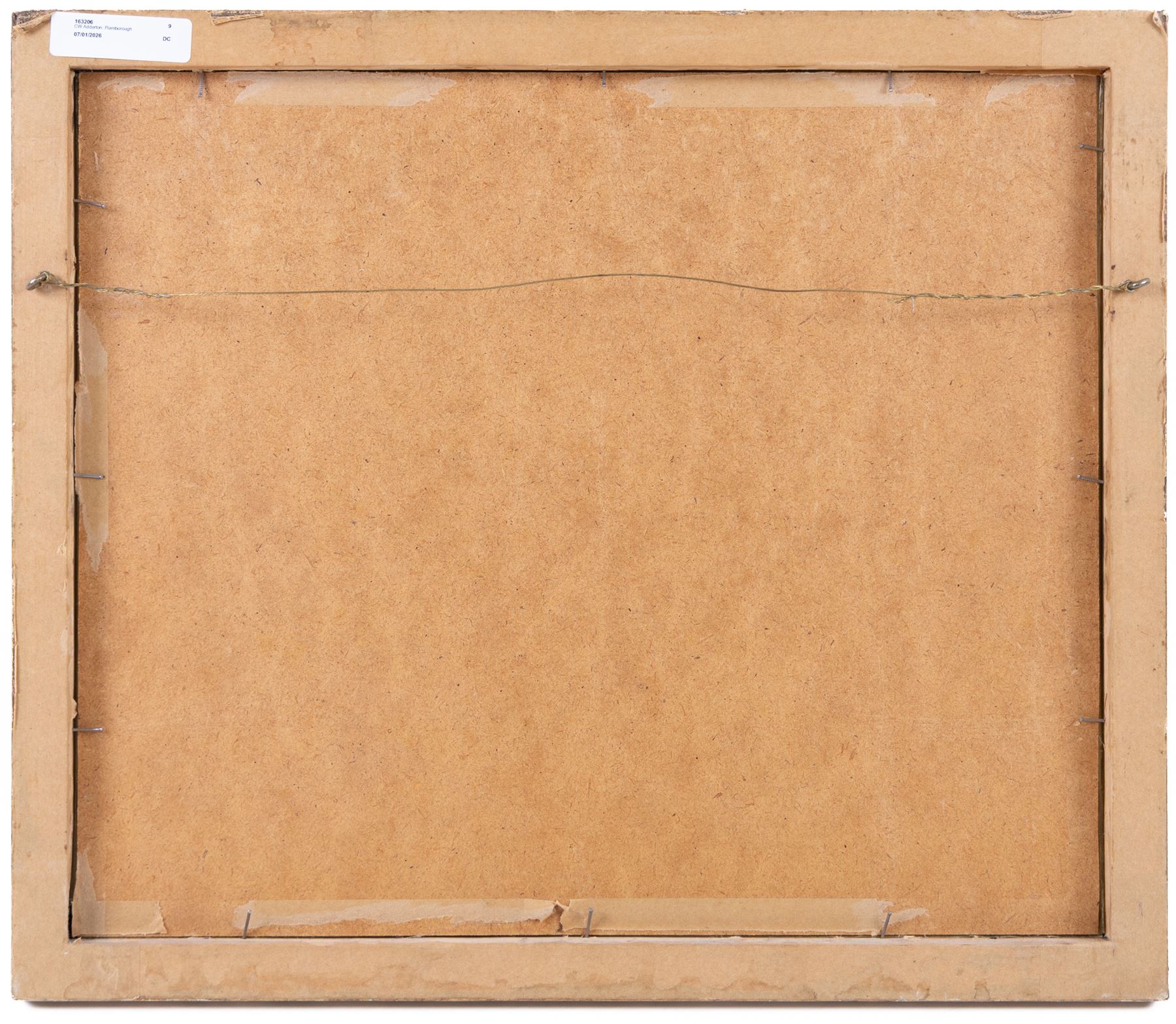 Charles William Adderton (British 1866-1944): Flamborough Boats, watercolour signed and dated '96, 17cm x 24.5cm 